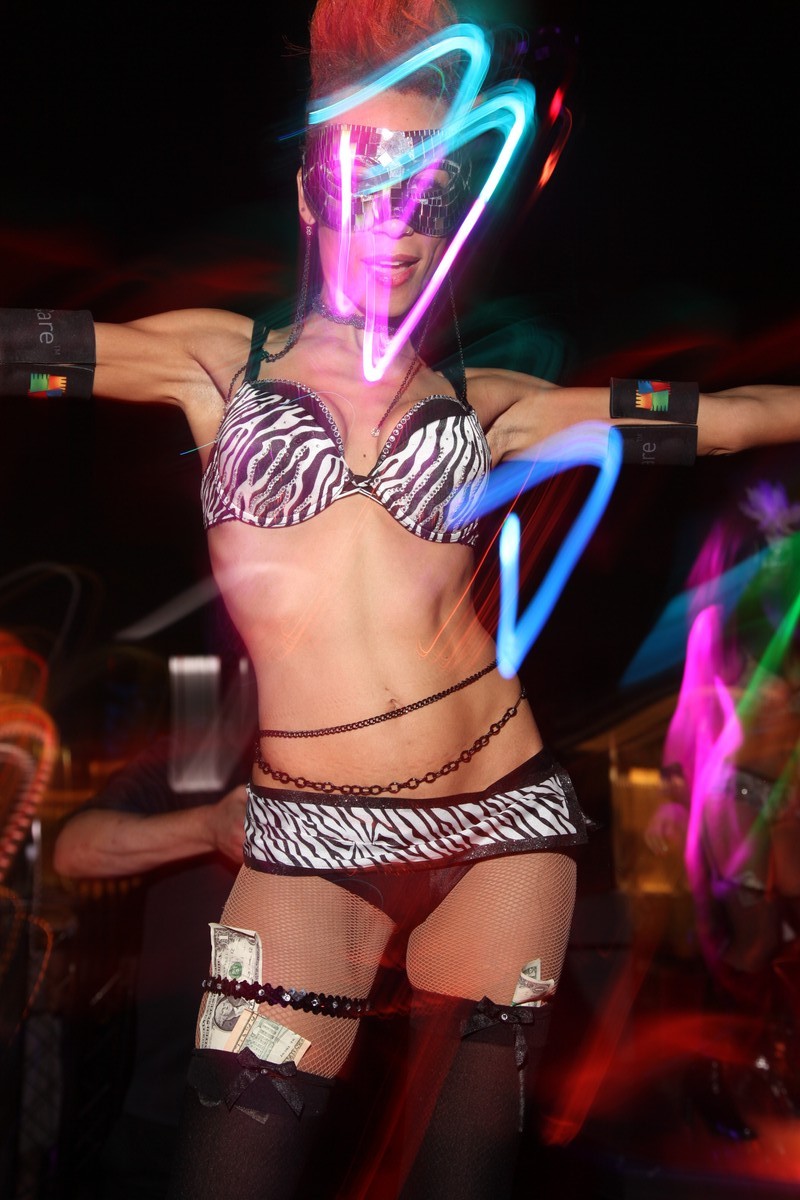 Go Go Dancers photography by Wayne Wallace