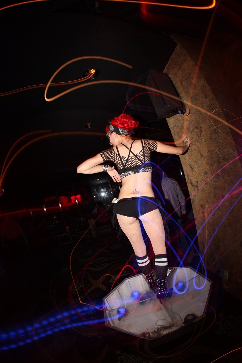 Go Go Dancers photography by Wayne Wallace