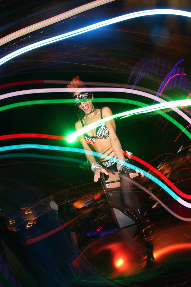 Go Go Dancers photography by Wayne Wallace