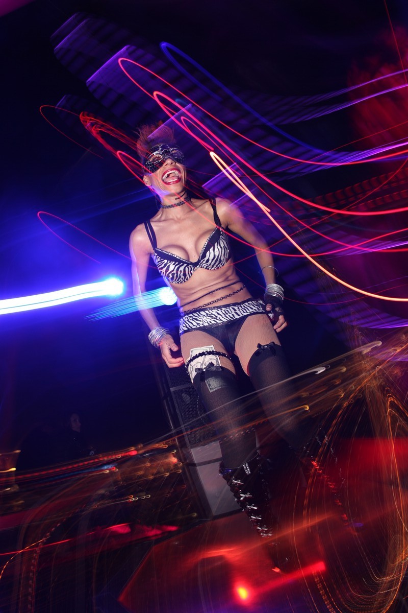 Go Go Dancers photography by Wayne Wallace