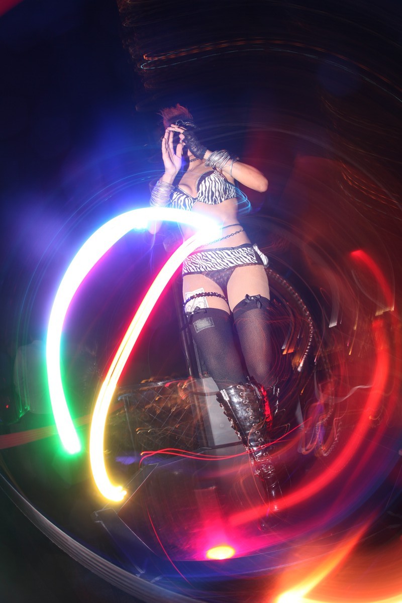 Go Go Dancers photography by Wayne Wallace