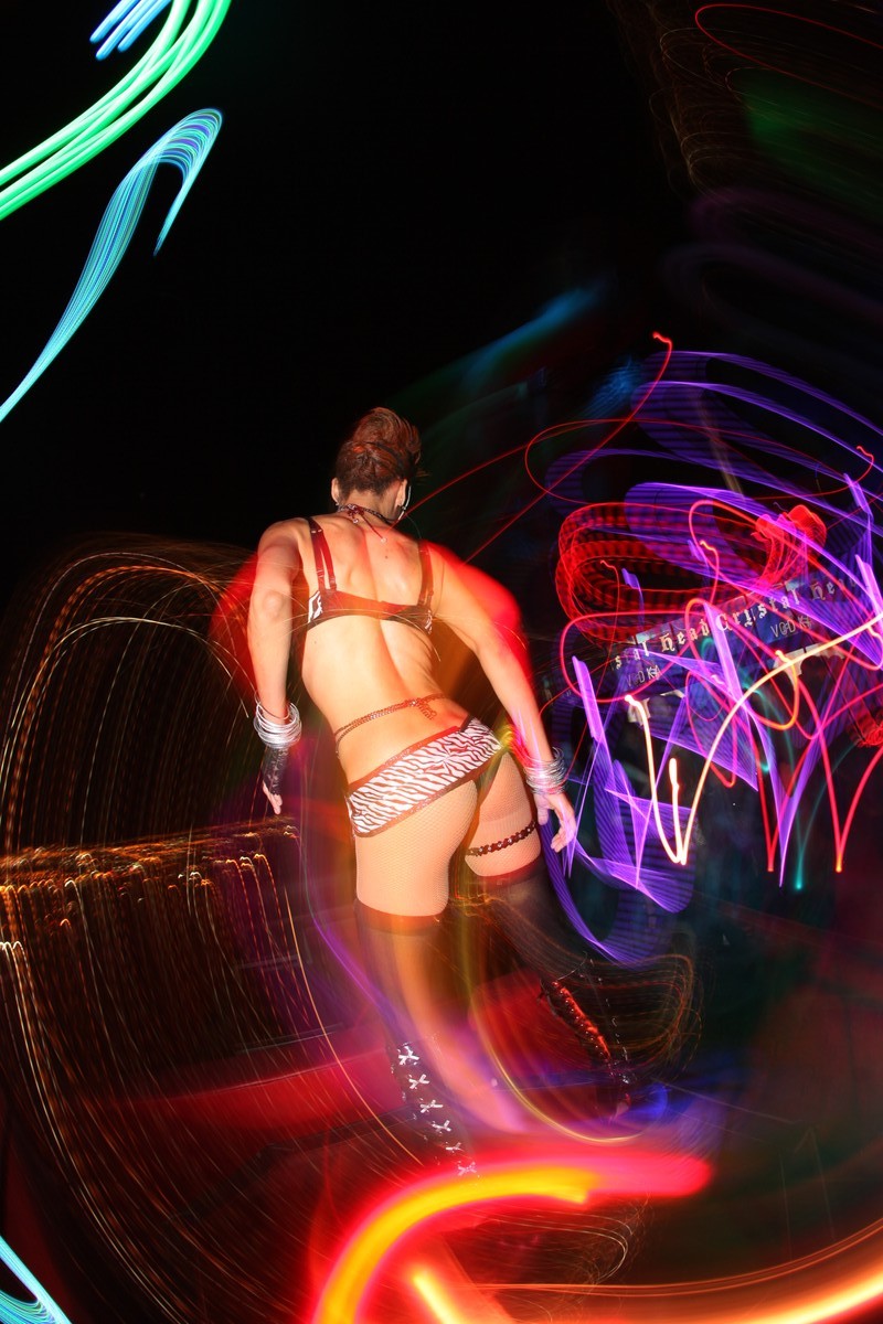 Go Go Dancers photography by Wayne Wallace