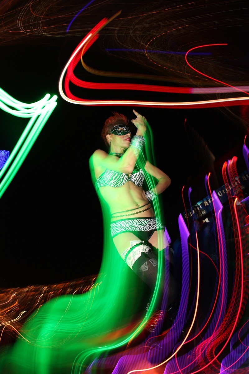 Go Go Dancers photography by Wayne Wallace