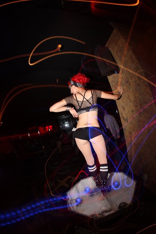 Go Go Dancers photography by Wayne Wallace