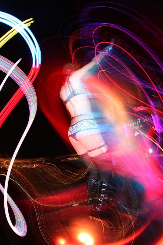 Go Go Dancers photography by Wayne Wallace