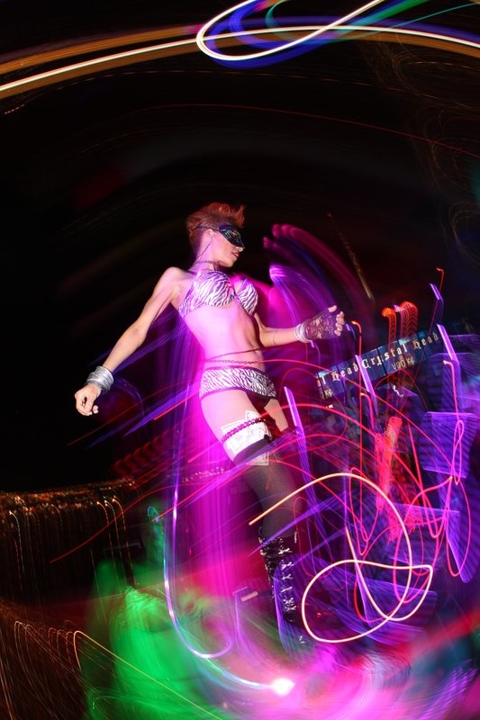 Go Go Dancers photography by Wayne Wallace